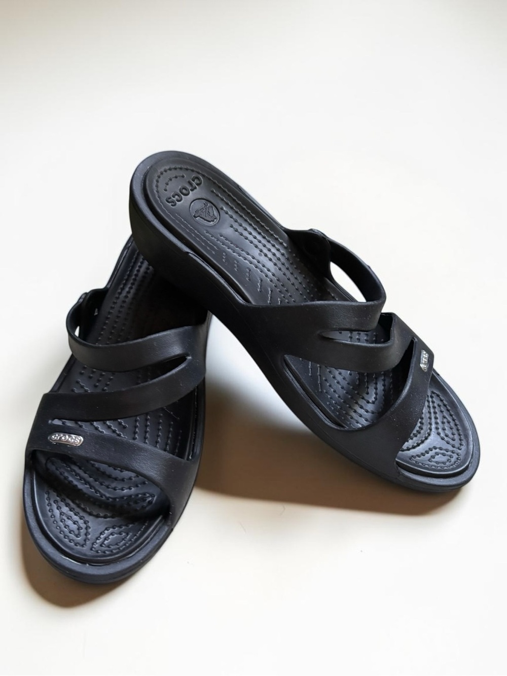 Crocs Women’s Black Slip-On Sandals